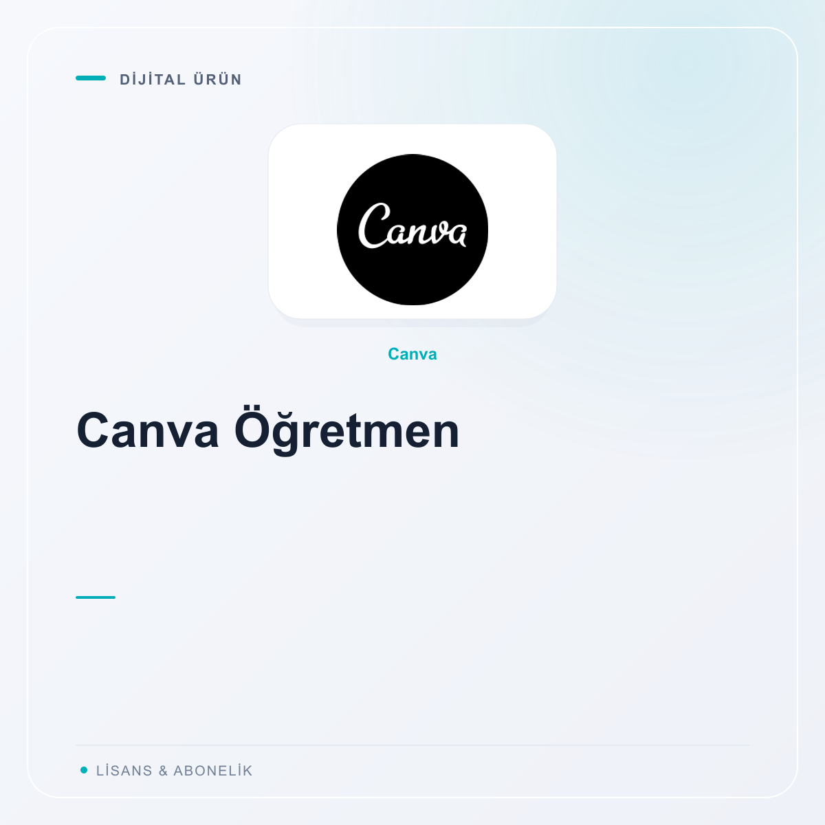 Canva Öğretmen
