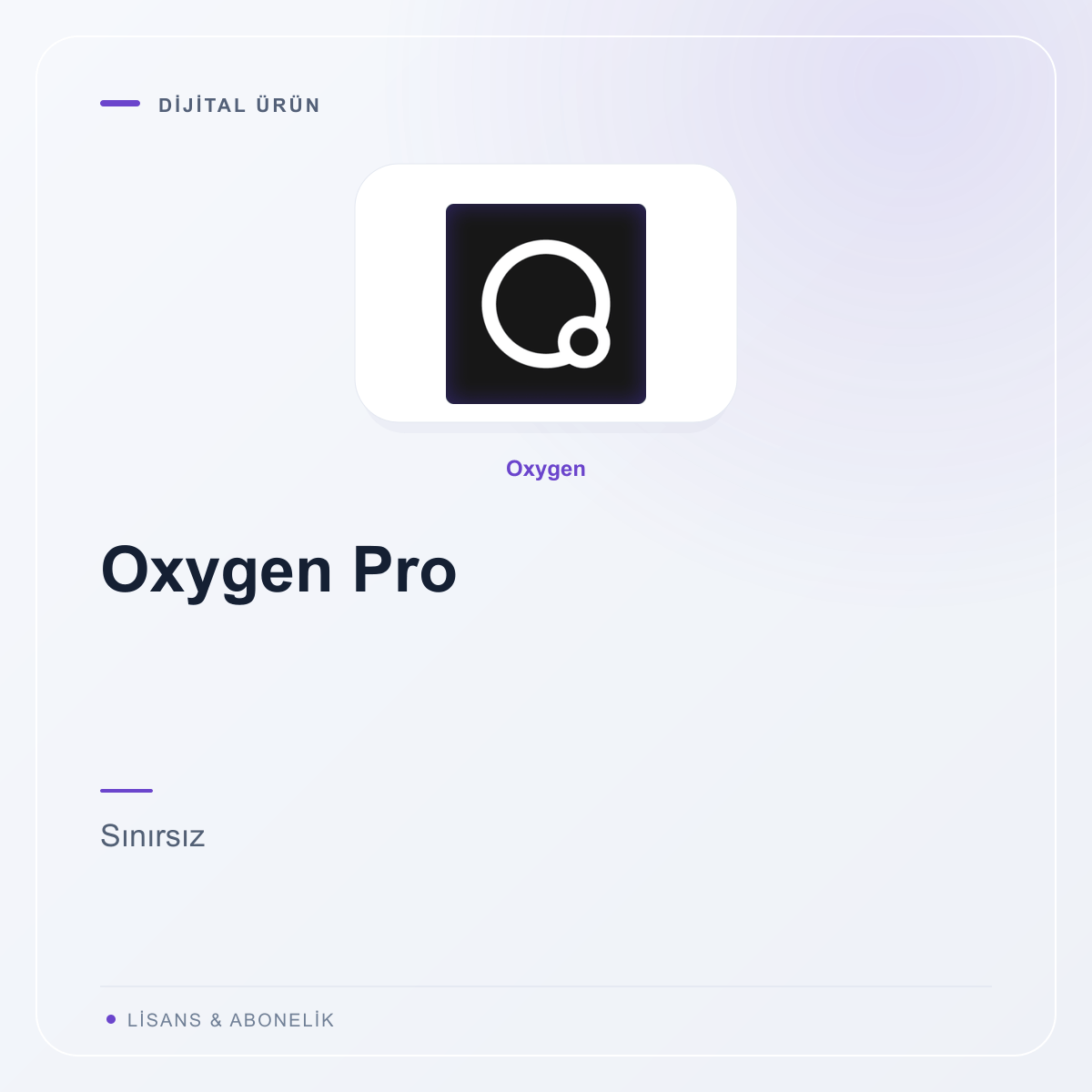 Oxygen Pro - Sınırsız