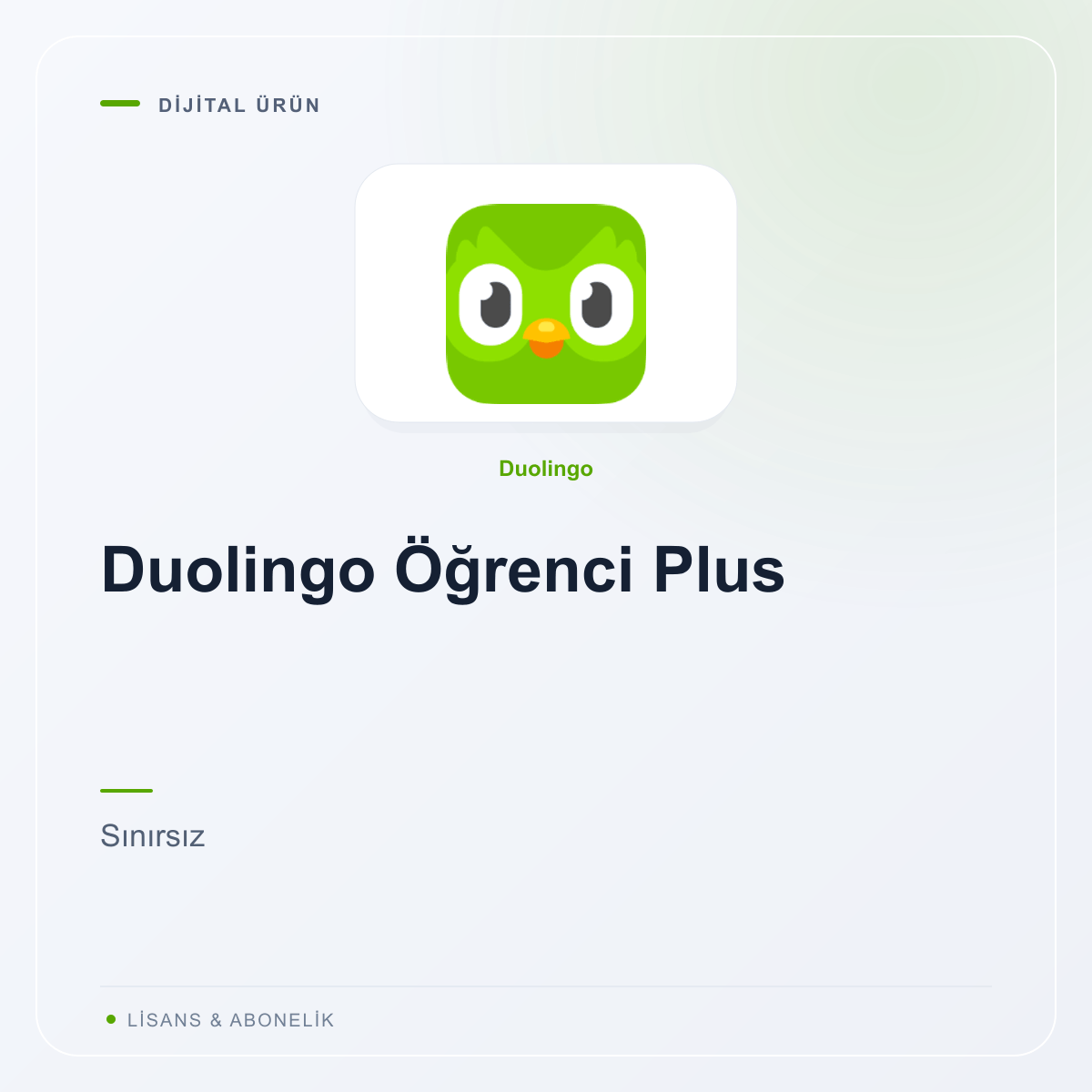 Duolingo Öğrenci Plus - Sınırsız
