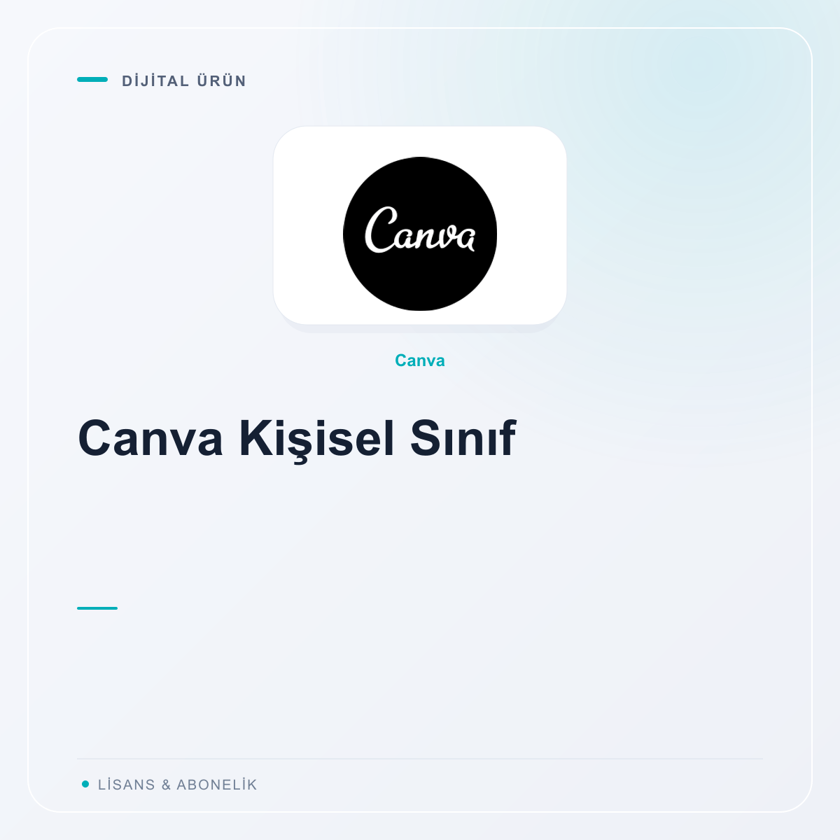 Canva Kişisel Sınıf