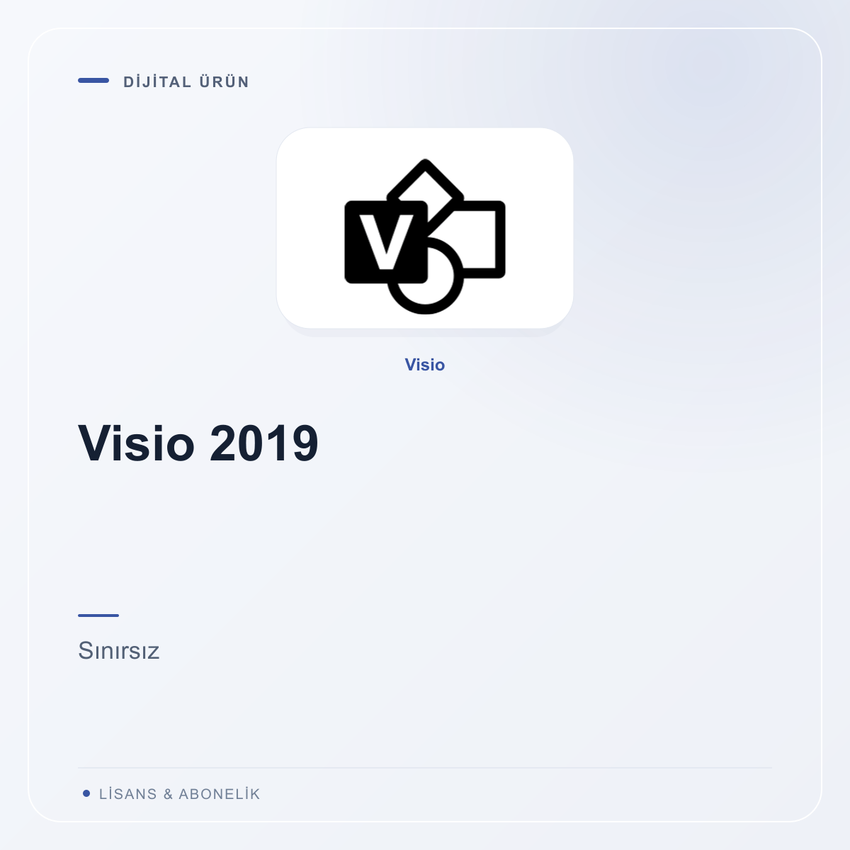 Visio 2019 - Sınırsız