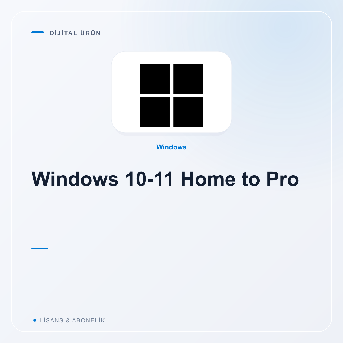 Windows 10-11 Home to Pro