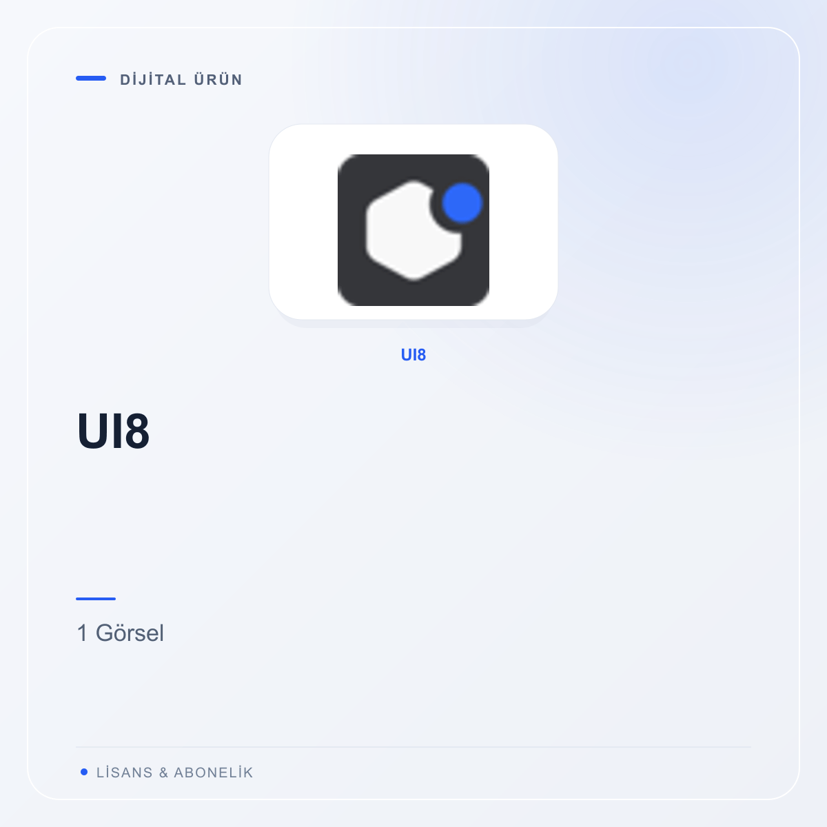 UI8 - 1 Görsel
