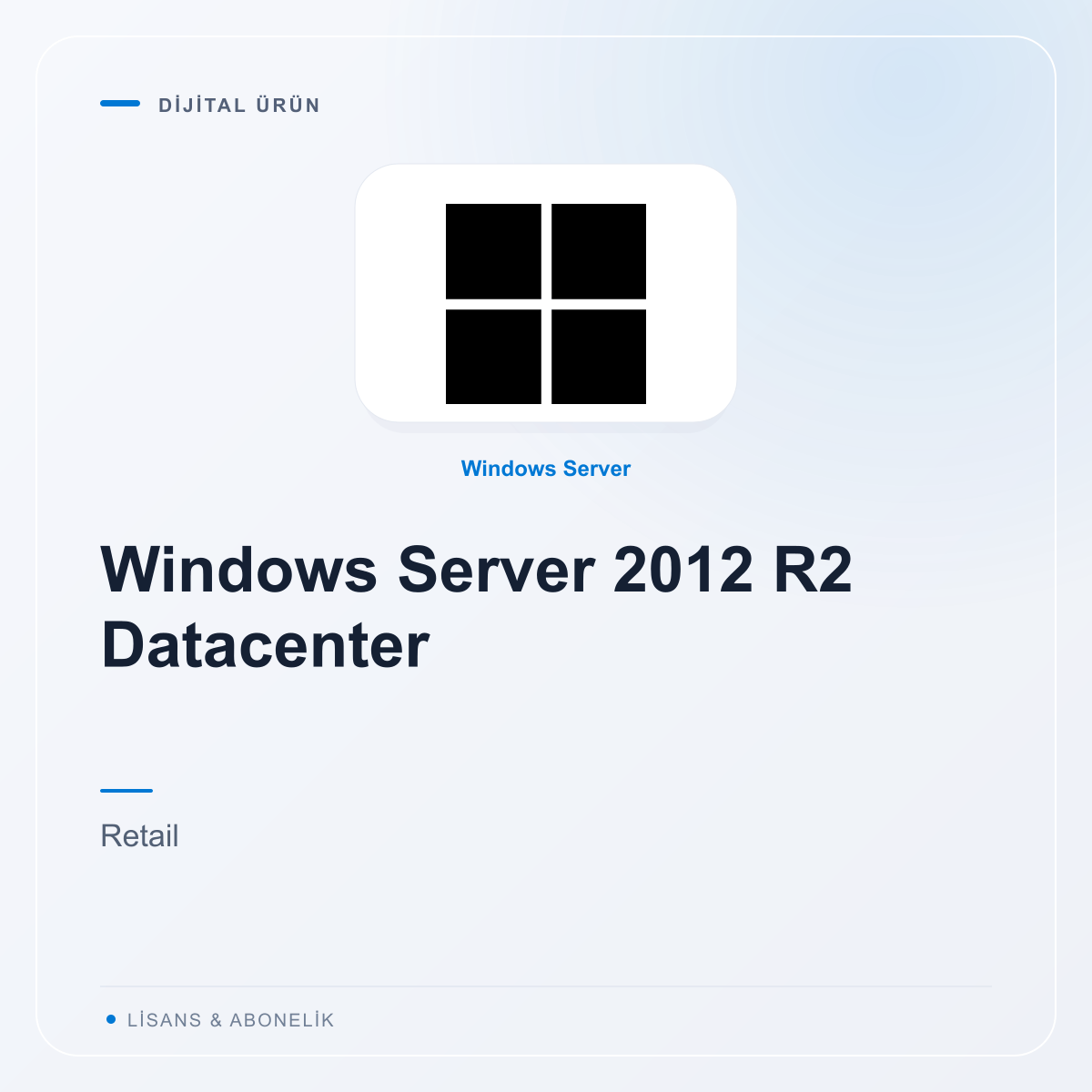 Windows Server 2012 R2 Datacenter - Retail