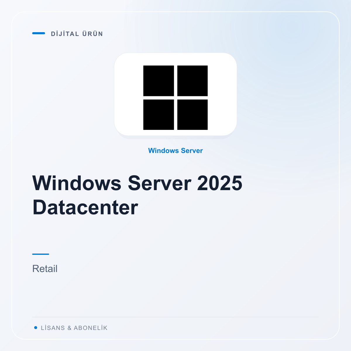 Windows Server 2025 Datacenter - Retail
